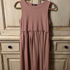 BTFBM Blush Pink Babydoll Dress. Size M. Worn once, like new!